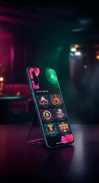 Interface de Space Fortuna Casino affichant une galaxie scintillante avec des machines à sous et des bonus, symbolisant l'expérience de jeu de luxe et les avantages VIP.